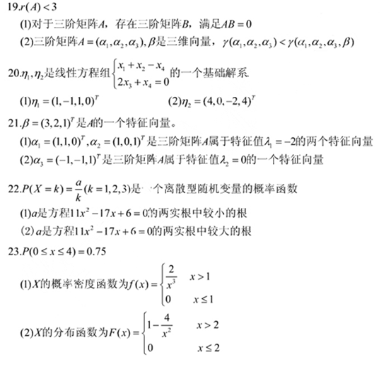 2004MBA数学真题