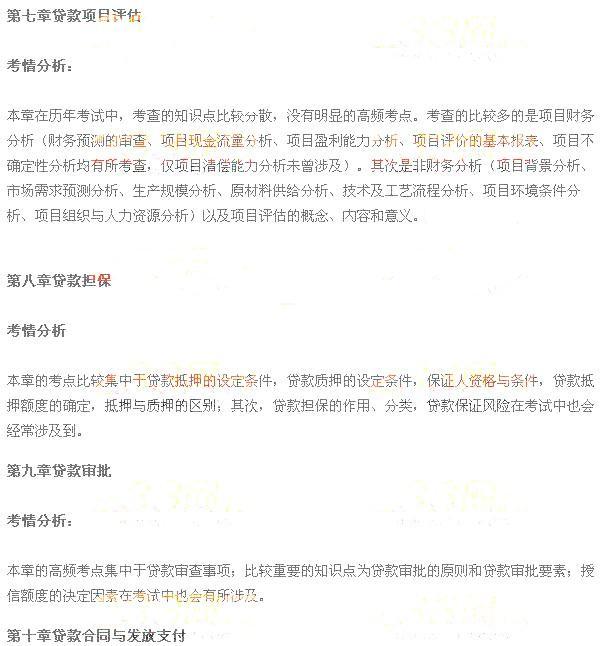 公司信贷考情分析3